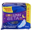 Lines Seta ultra notte con ali 10+1 pz